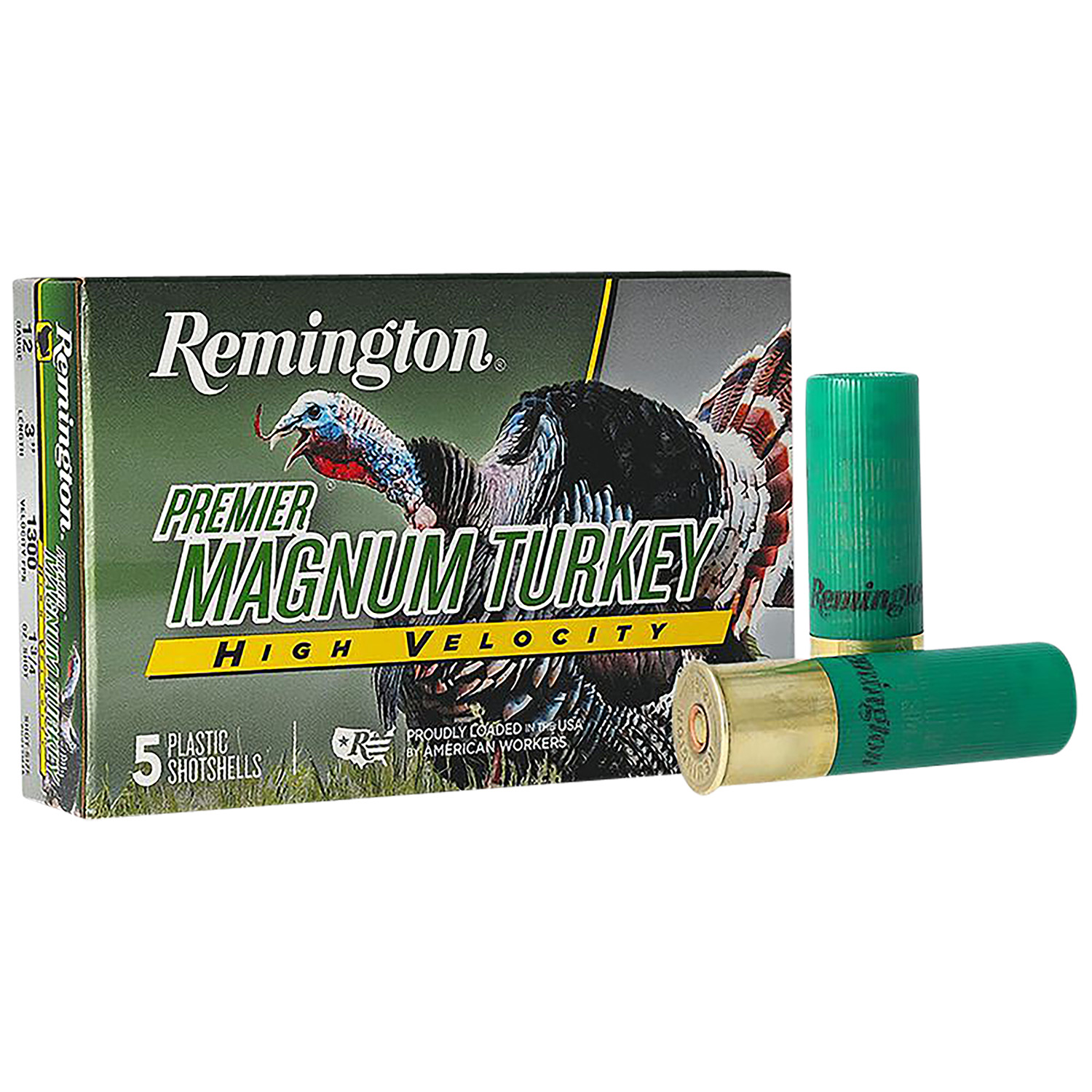 Remington Ammunition 28029 Premier Magnum Turkey High Velocity 12 Gauge 3" 1 3/4 oz 4 Shot 5 Per Box/ 20 Cs