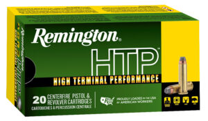 Remington HTP .380 ACP 88 gr JHP ammunition 20 rd box