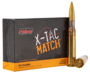 PMC 50XM X-Tac Match 50BMG 740gr Solid Brass 10 Per Box/20 Case