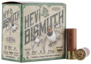 HEVI-Shot HS14706 HEVI-Bismuth  12Gauge 2.75" 1 1/4oz Bismuth 6Shot 25 Per Box/10 Case