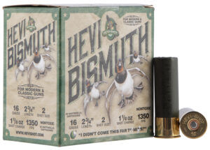 HEVI-Shot HS16702 HEVI-Bismuth 16Gauge 2.75" 1 1/8oz Bismuth 2Shot 25 Per Box/10 Case