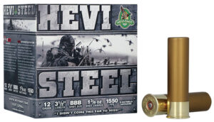 HEVI-Shot HS65888 HEVI-Steel 12Gauge 3.50" 1 3/8oz BBBShot 25 Per Box/10 Case