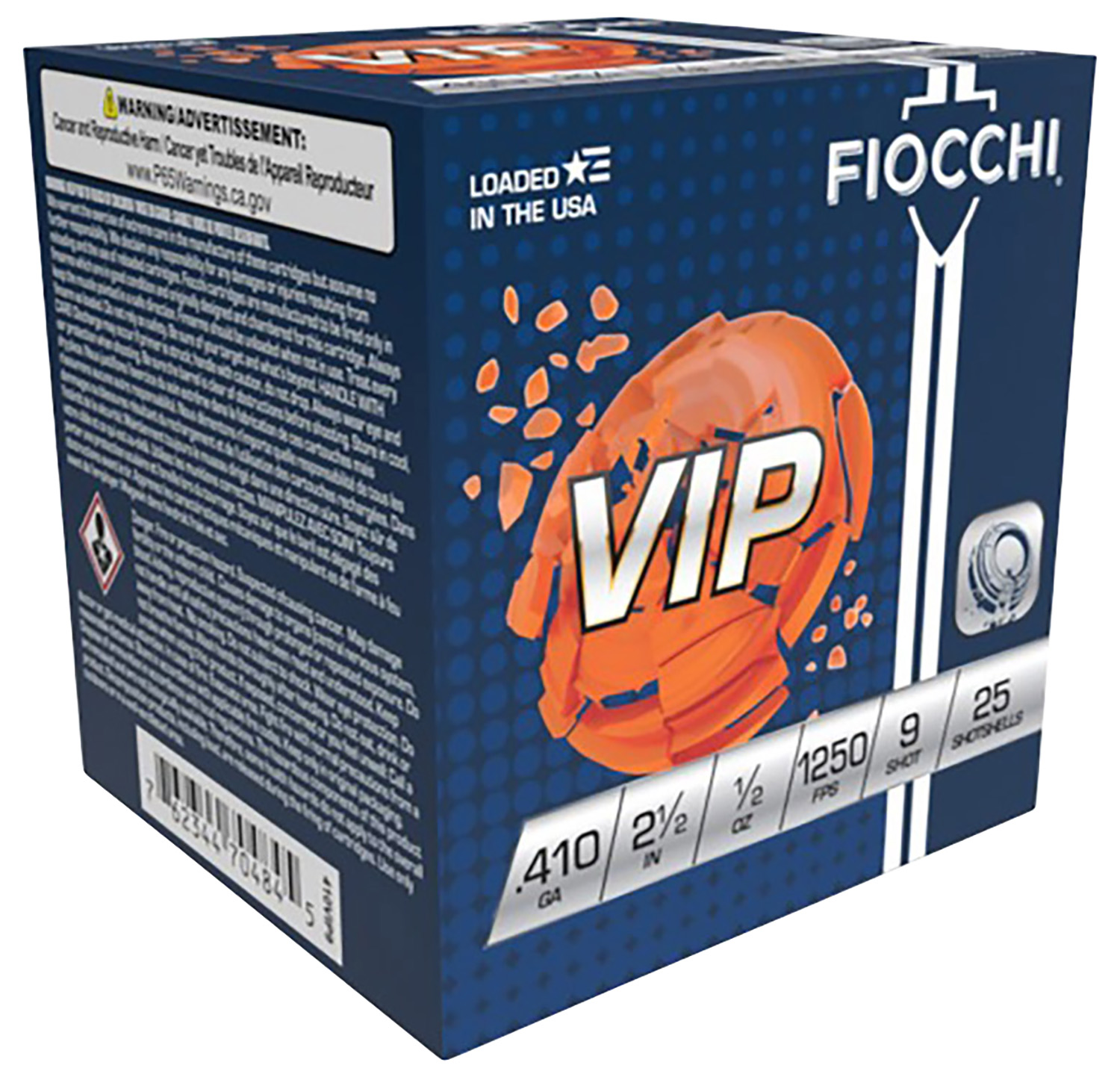 Fiocchi 410VIP9 Exacta Target VIP 410Gauge 2.50" 1/2oz 9Shot 25 Per Box/10 Case