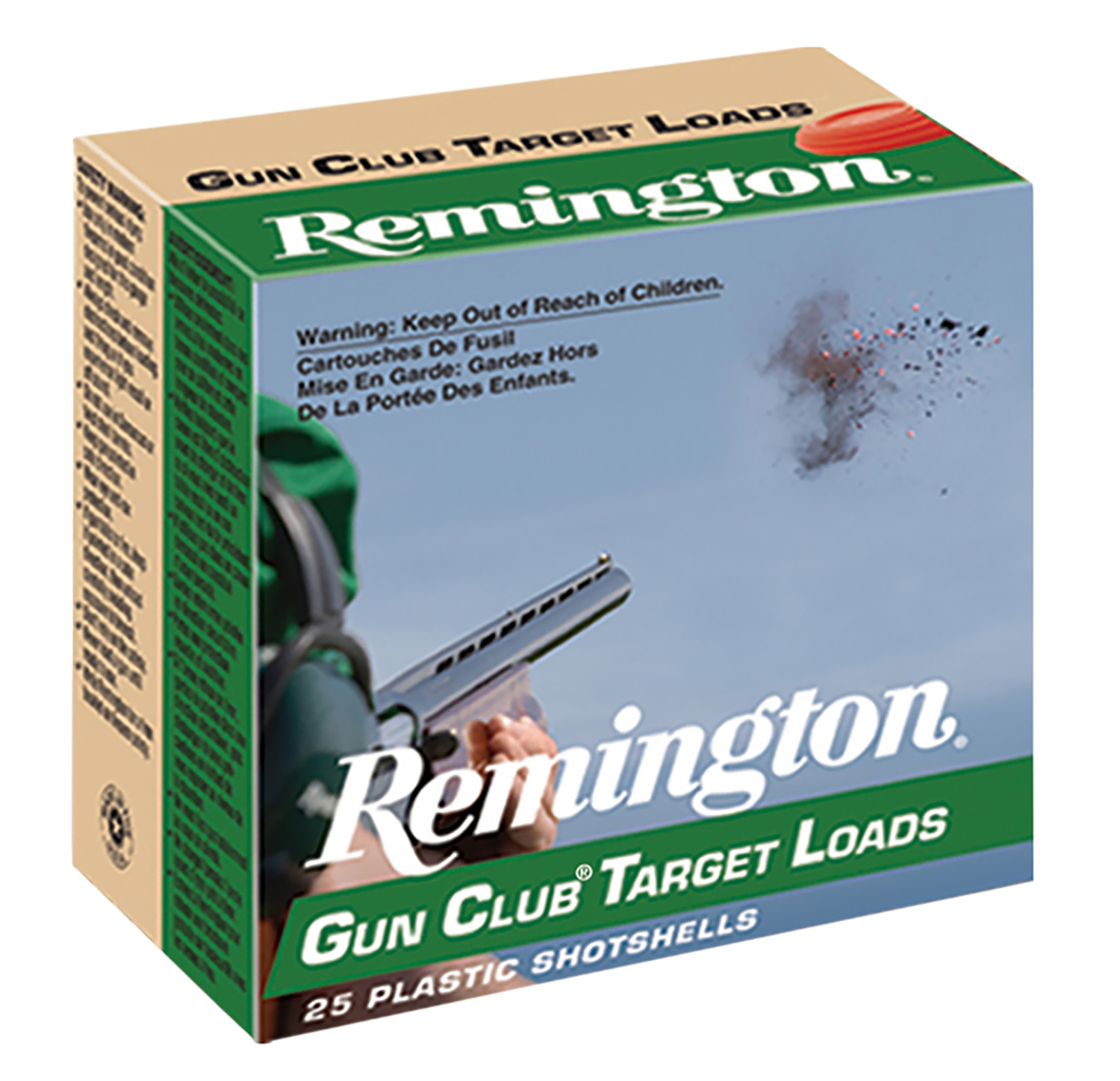 Remington Ammunition 20236 Gun Club 20Gauge 2.75" 7/8oz 9Shot 25 Per Box/10 Case