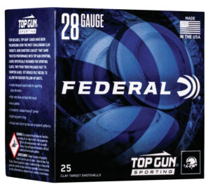 Federal TGS28218 Top Gun 28Gauge 2.75" 3/4oz 8Shot 25 Per Box/10 Case