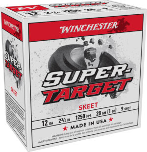 Winchester Ammo TRGT12509 Super-Target Light Target 12Gauge 2.75" 1oz 9Shot 25 Per Box/10 Case