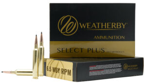 Weatherby Select Plus 6.5 WBY RPM 127gr Barnes LRX ammunition 20rd box