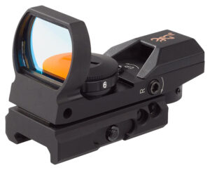 Browning 1290230 Buck Mark Reflex Sight  Black Anodized 1x 3 MOA Red Dot Multi Reticle Rimfire Pistol/Rifle