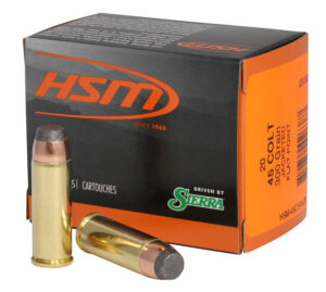 HSM Pro Pistol 45 LC 300 gr JSP ammunition box - 20 rounds