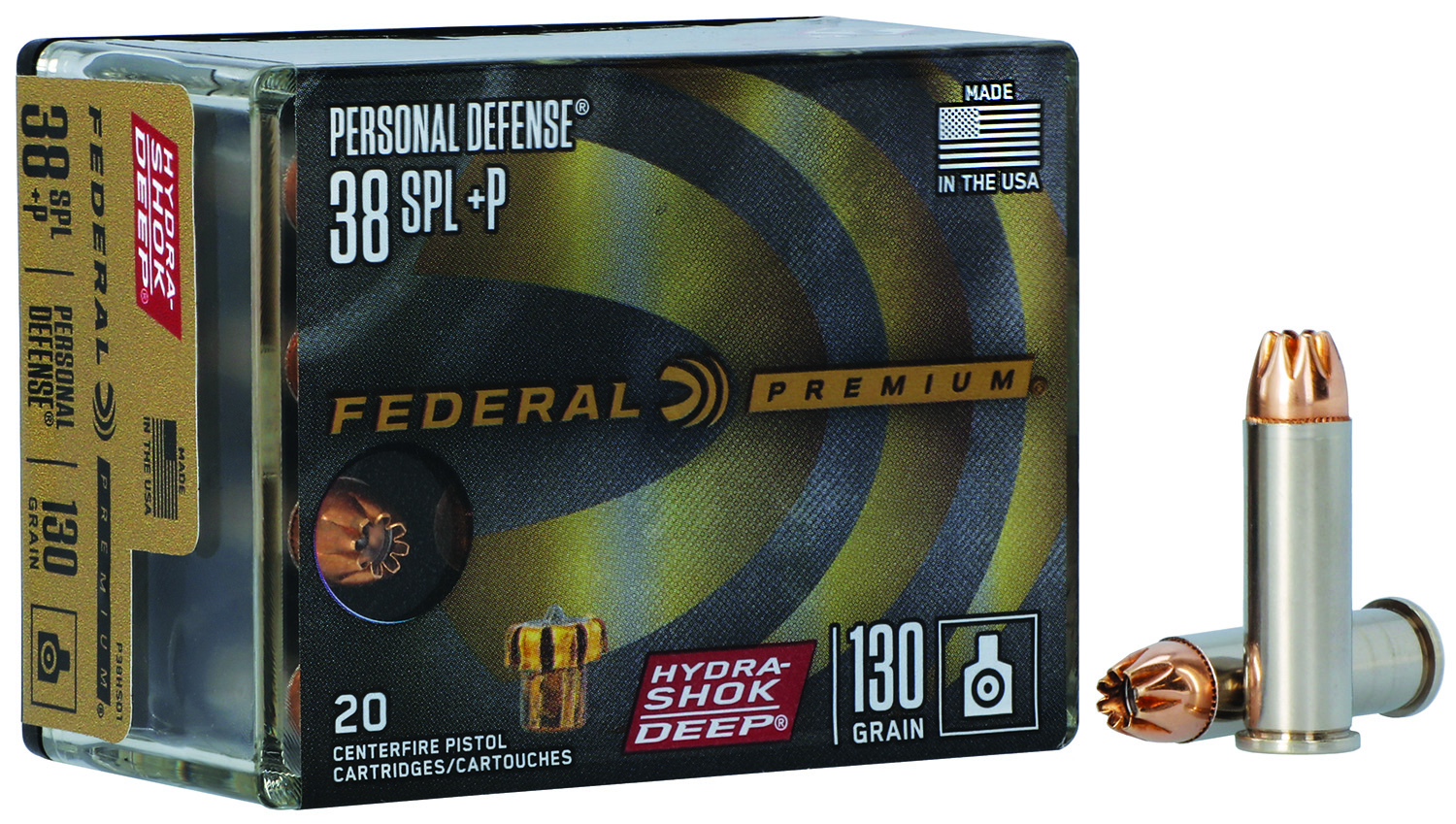 Federal .38 Special HYDRA-SHOK – 20rd