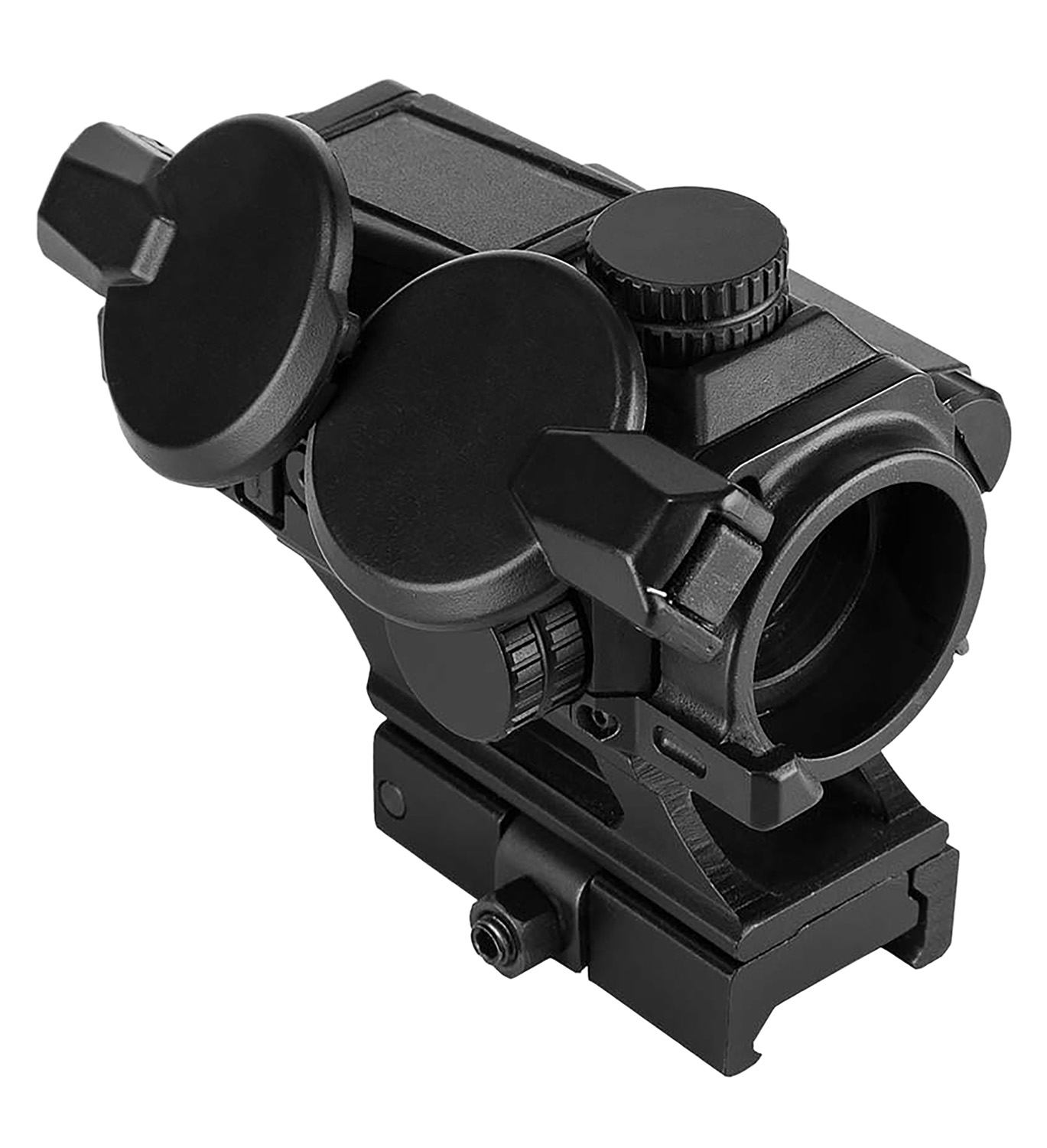 NcStar VDBSOLC SPD Solar Combat Red Dot Reflex Optic  Black Anodized 1 x 24.5 mm 4 MOA Red Dot
