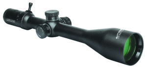 Konus 7179 Absolute Black 5-40x 56mm 30mm Tube Illuminated Etched Modified Mil-Dot Reticle Features Throw Lever