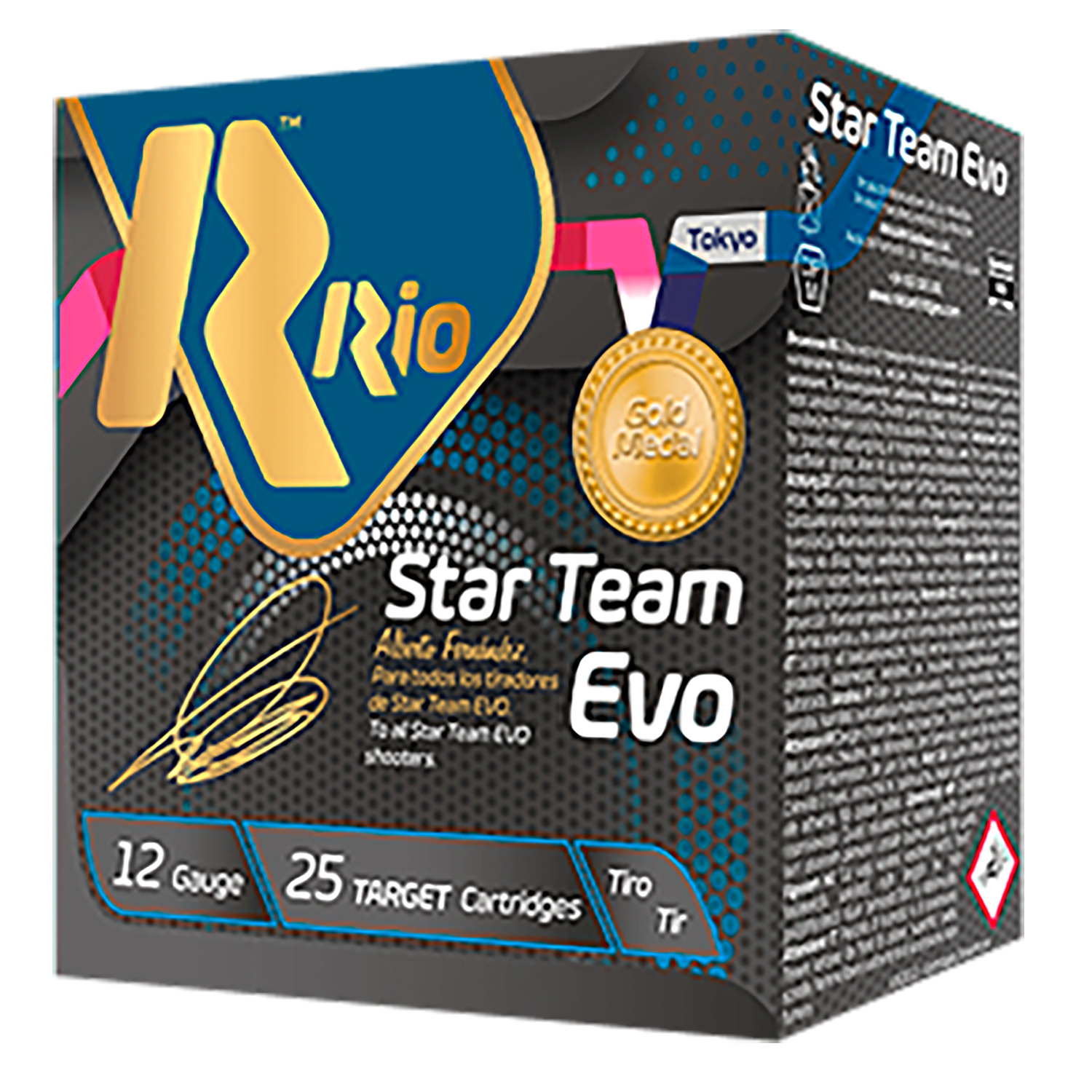 Rio Ammunition STT28LT75 Star Team EVO 12Gauge 2.75" 1oz 7.5Shot 25 Per Box/10 Case