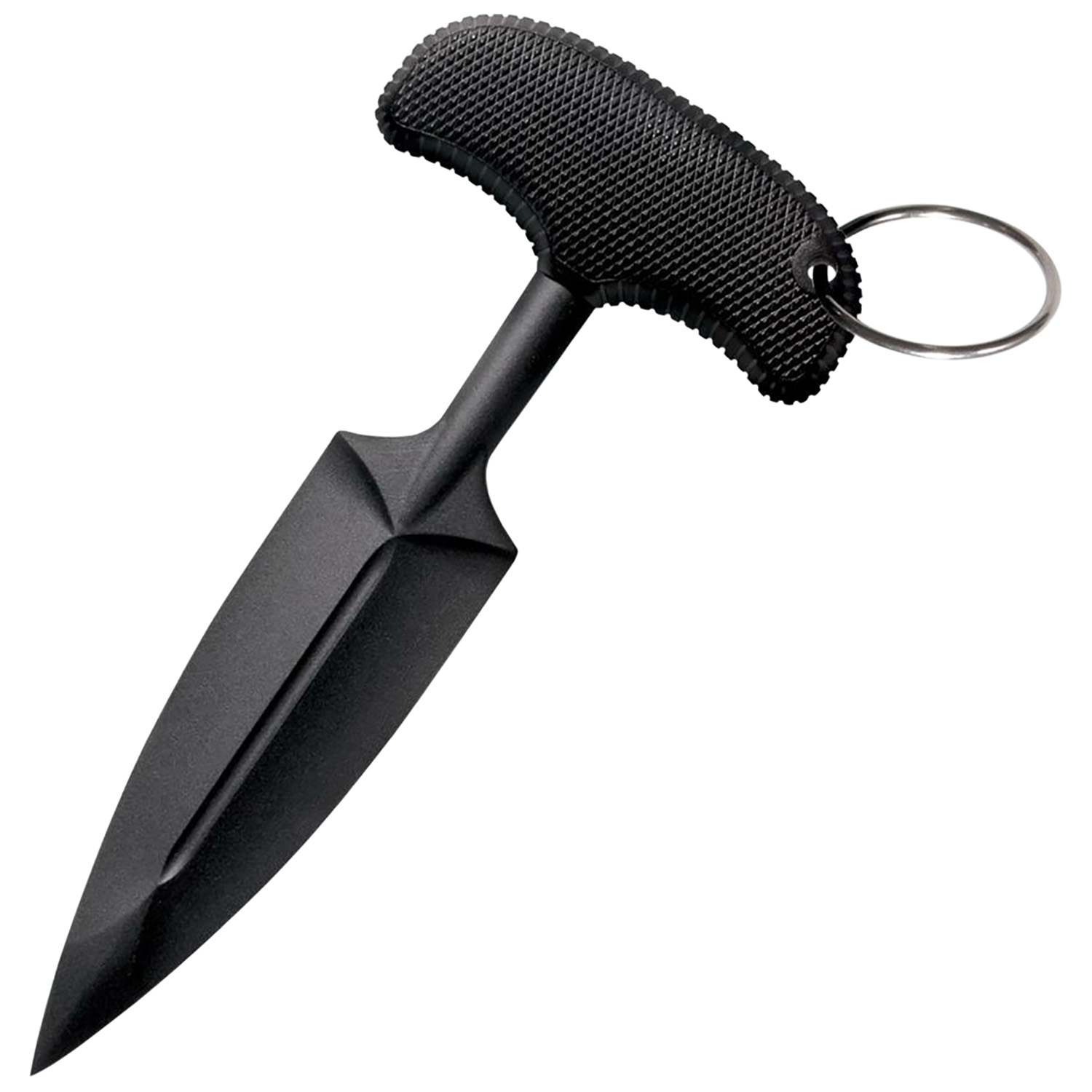 Cold Steel CS-92FPA FGX Push Blade I 3.50″ Fixed Plain Black Textured Griv-Ex w/Overmold Kray-Ex Handle
