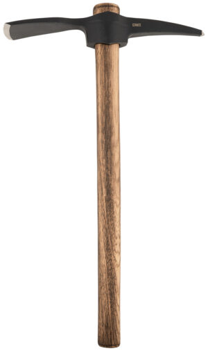 CRKT 2738 Chogan Mattock 2.14" 1055 Carbon Steel Blade, Fire Treated Tennessee Hickory Handle, 19" OAL