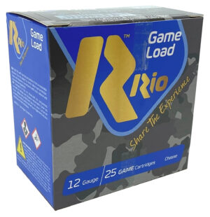 Rio Ammunition TGHV3675 Game Load High Velocity 12Gauge 2.75" 1 1/4oz 7.5Shot 25 Per Box/10 Case