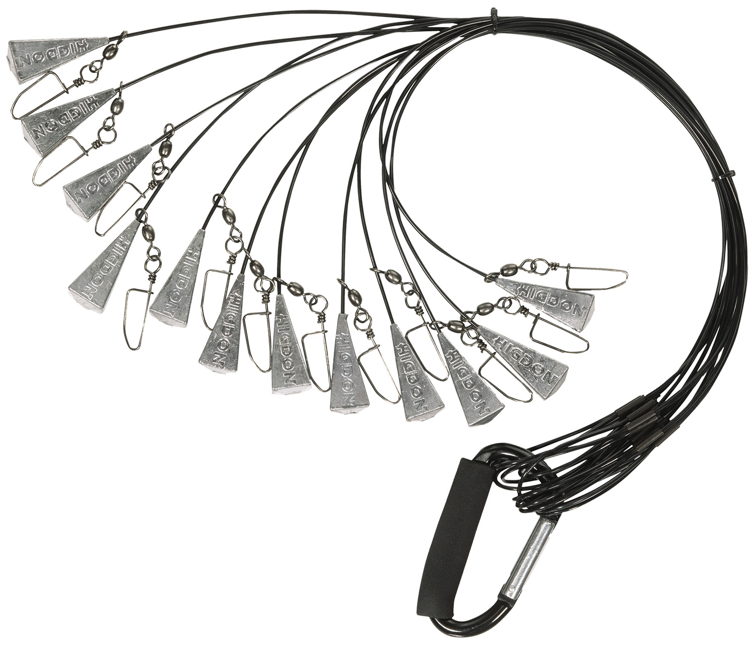Higdon Outdoors 30321 Battleship Rig Black 18" Long 12 Pack