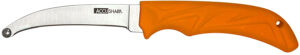 AccuSharp 734C AccuZip  4" Fixed Plain Stainless Steel/ Blade Blaze Orange Ergonomic Anti-Slip Rubber Handle