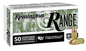 Remington Range 9mm Luger 115 gr FMJ 50-round box
