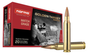 Box of Norma Golden Target Match .223 Rem 69 gr BTHP ammunition