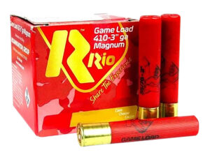 Rio Ammunition RCHV368 Game Load 410Gauge 3" 11/16oz 8Shot 25 Per Box/10 Case