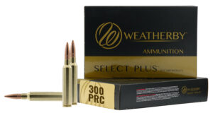 Weatherby Select Plus .300 PRC 205 gr Berger Elite Hunter ammunition packaging