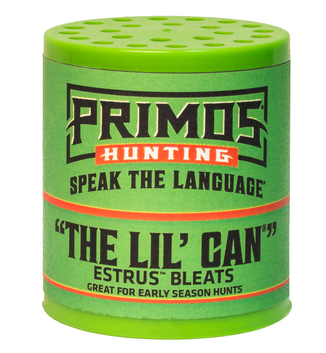 Primos 731 The Lil' Can Call Attracts Deer Green Plastic