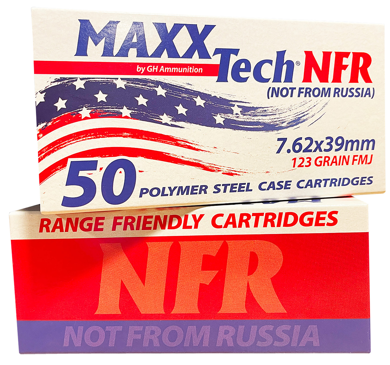 Maxx 7.62x39 123gr FMJ Steel – 50rd