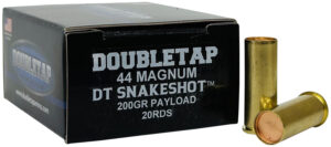 Double Tap SnakeShot .44 Magnum box of #9 shot handgun shotshells 20rd
