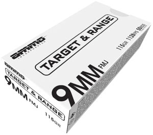 Ammo Inc Target and Range 9mm Luger 115 gr FMJ 50rd box