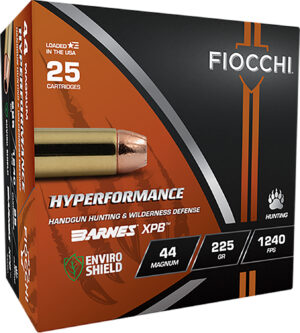 FIOCCHI Hyperformance Hunt .44 Rem Mag 225 gr Barnes XPB 25rd box