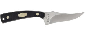 Old Timer 1179216 Sharpfinger  3.30" Fixed Clip Point Plain Stainless Steel Blade/ Delrin Handle