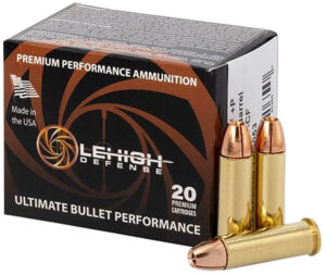 Wilson Combat LA38SP125CF .38 Special +P 125 gr ammunition - 20 rounds per box, brass cases