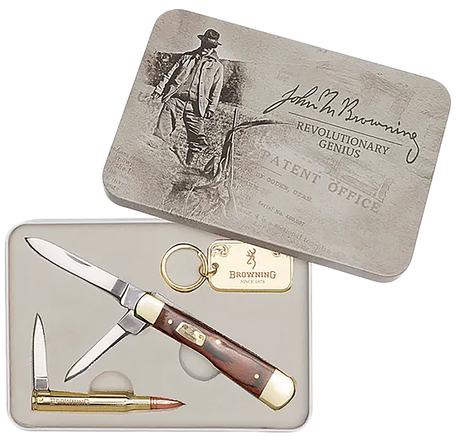 BRN 003220576 KNIFE TIN, JOHN M BROWNING 25