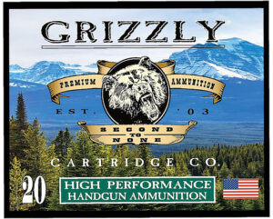 Grizzly Ammo GC38SP+P .38 Special +P 148 gr FMJ-FP 20 rounds per box