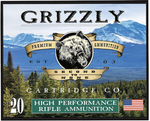 Grizzly Ammo .357 Magnum 148gr FMJ Flat Point 20-round box