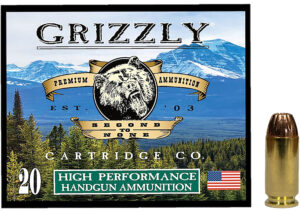 Grizzly Ammo GC4SW1 box of .40 S&W 200 gr Jacketed Hollow Point, 20 rounds