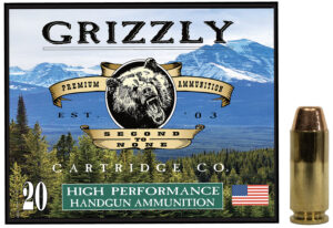 Grizzly Ammo GC10CM2 10mm 200gr Full Metal Jacket Flat Point box (20 per box)
