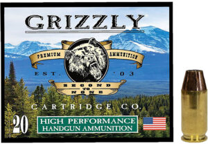 Grizzly Ammo GC45A2 .45 ACP 230 gr Jacketed Hollow Point ammunition box