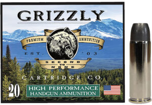 Grizzly Ammo GC45C+P14 .45 Long Colt 335 gr wide long nose gas check 20 per box