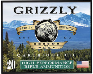 Grizzly Ammo box .45-70 Government 525 gr Full Metal Jacket Flat Point 20 rounds per box