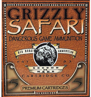 Grizzly Ammo .375 H&H Magnum 270gr Triple Shock X box, 5 rounds