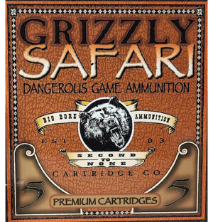 Grizzly Ammo GC458L5 458 Lott 500 gr Solid Brass ammunition box, 5 rounds per box