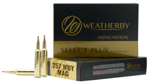 Weatherby Select Plus .257 Weatherby Magnum 100gr Scirocco ammunition - 20 rounds per box