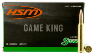 HSM Game King 7mm Rem Mag 160 gr Sierra GameKing ammo box, 20 rounds