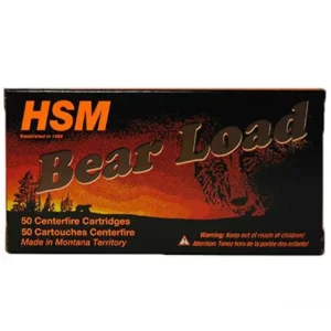 HSM Bear Load .357 Magnum 180 gr RNFP lead ammunition 50 round box