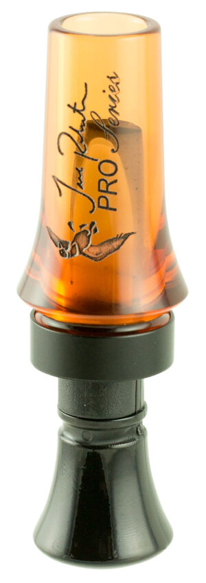 Duck Commander DCPROAO Jase Pro Series Open Call Double Reed Mallard Hen Sounds Attracts Ducks Orange Acrylic