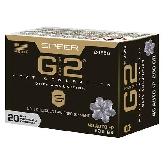 CCI Ammunition .45 ACP 230gr GOLD DOT – 20rd