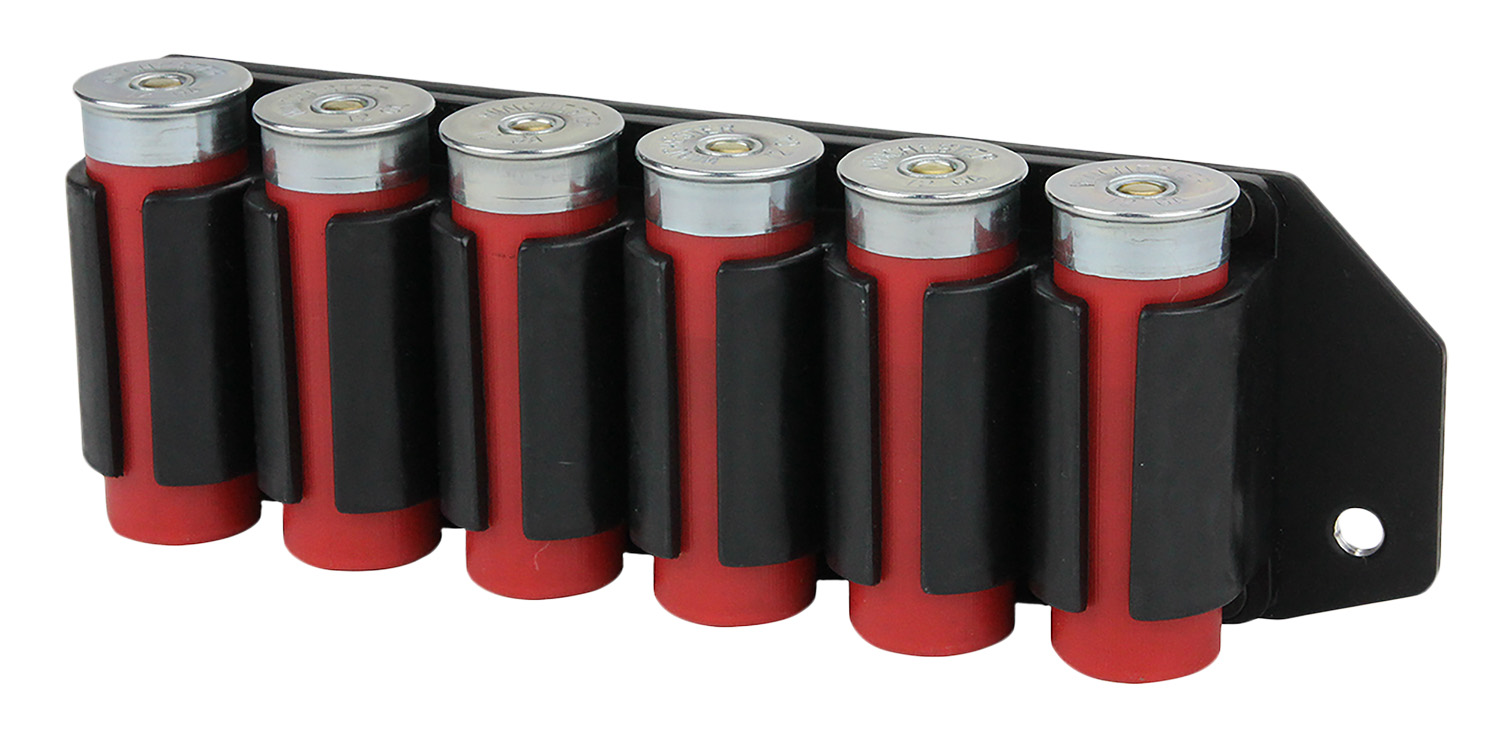 TacStar 1081157 SideSaddle Rem 870/1100/1187 12 Gauge 6rd Black Polymer w/Aluminum Mounting Plate