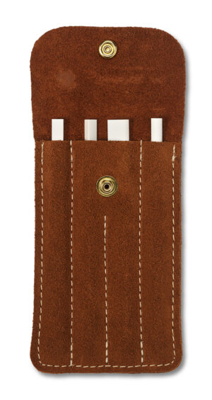 Spyderco 400F File Set Ceramic Sharpener Fine White/Includes Leather Case